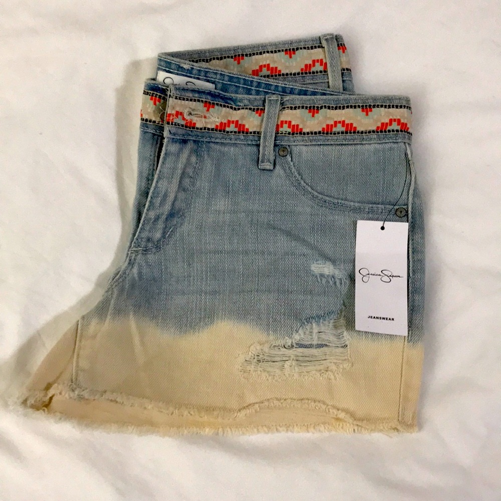 NEW Jessica Simpson Palisade/Marseille Trim Shorts
